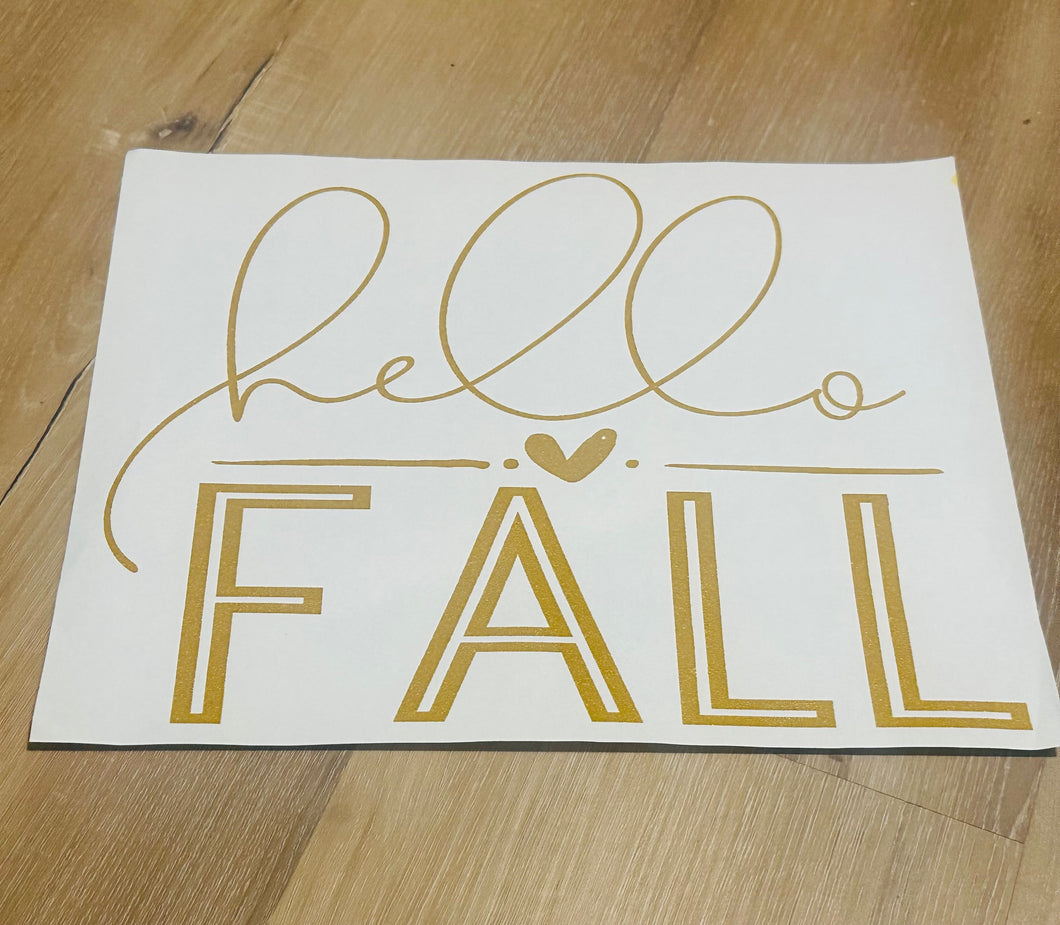 Hello fall