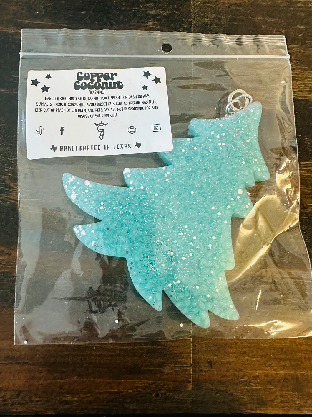 Teal Christmas tree