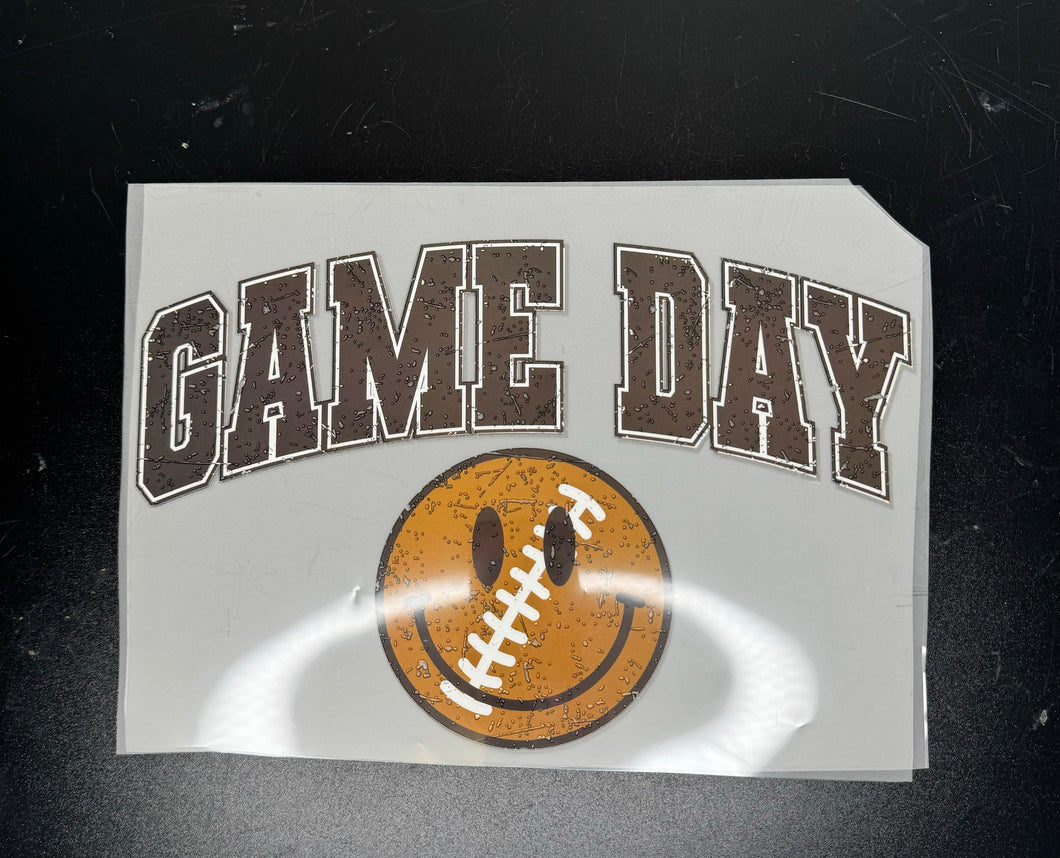 Game day football smile