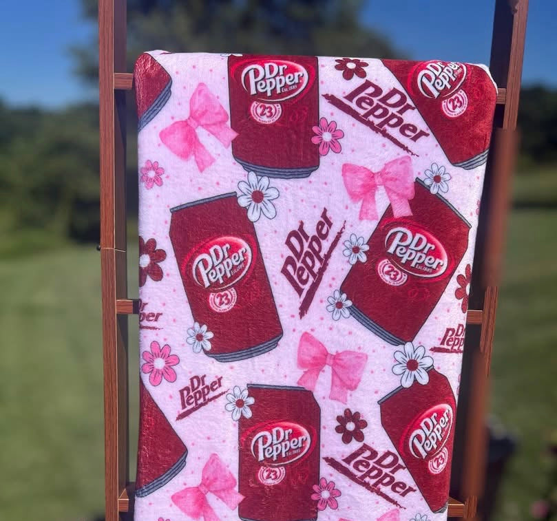 Dr. Pepper blanket