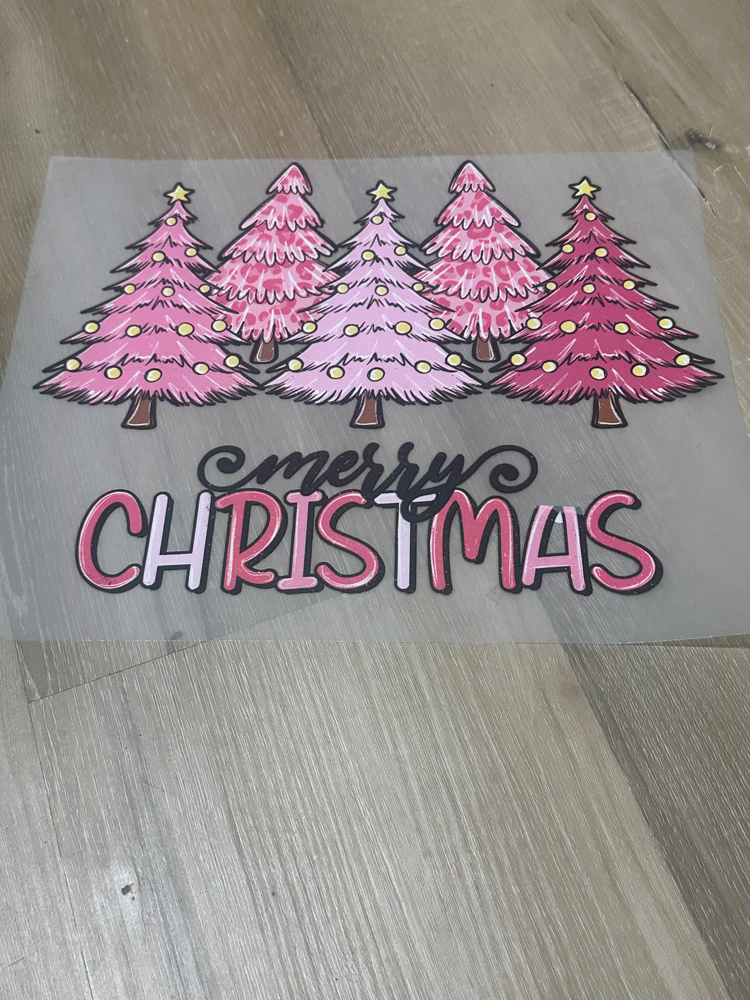 Merry Christmas pink