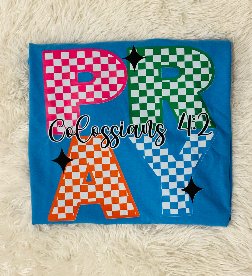 Pray checkered