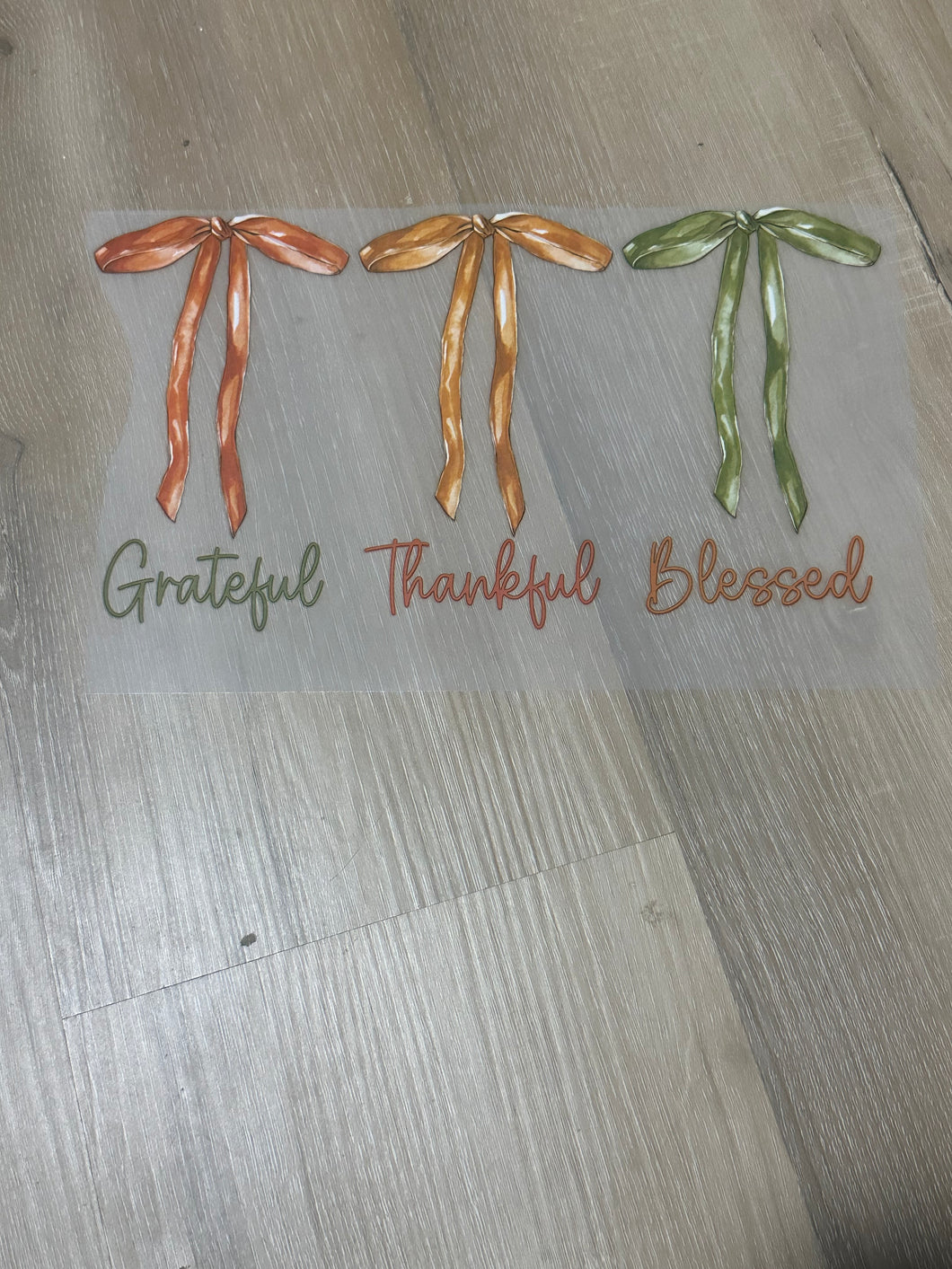 Grateful blessed thankful