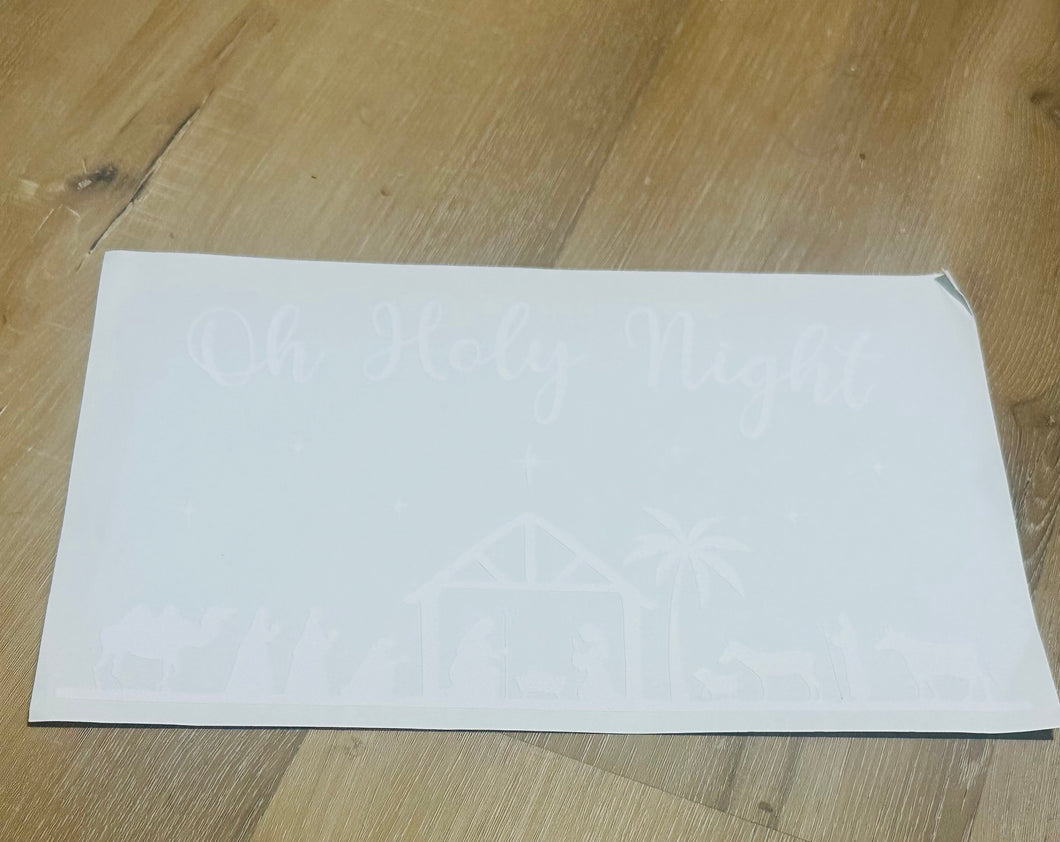 Oh holy night nativity￼ scene