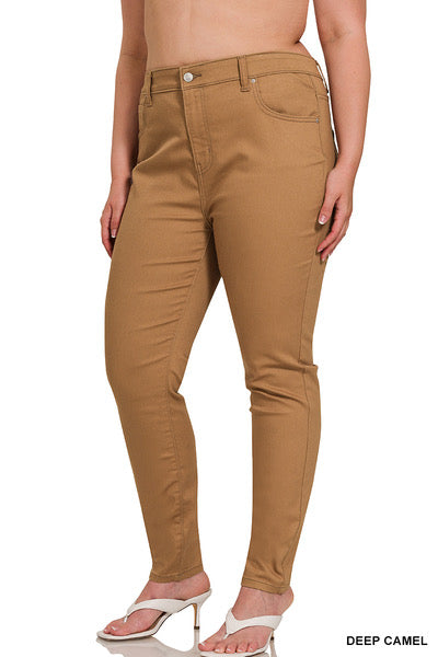 Deep camel skinny