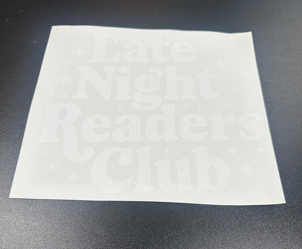 Late night reader club