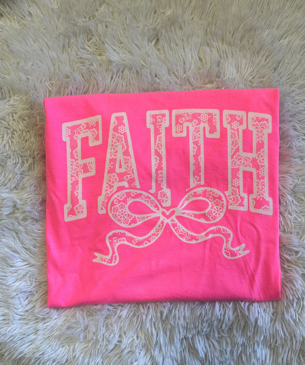 pink Faith lace