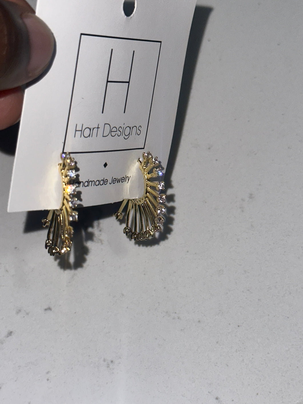 Gold with crystals ￼