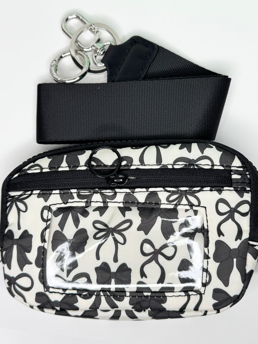Black bows wallet