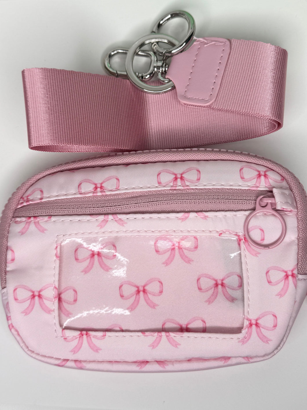 Pink bow wallet